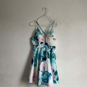 Floral Fit and Flare Dress by L’Atiste by Amy Size Small